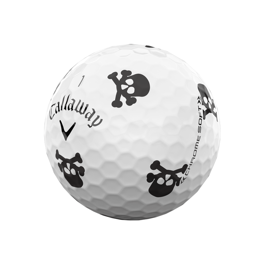 Limited Edition Chrome Soft Halloween Golf Balls